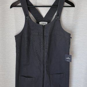 Scout Canvas Pinafore Dress - Normal Brand | Small | Charcoal